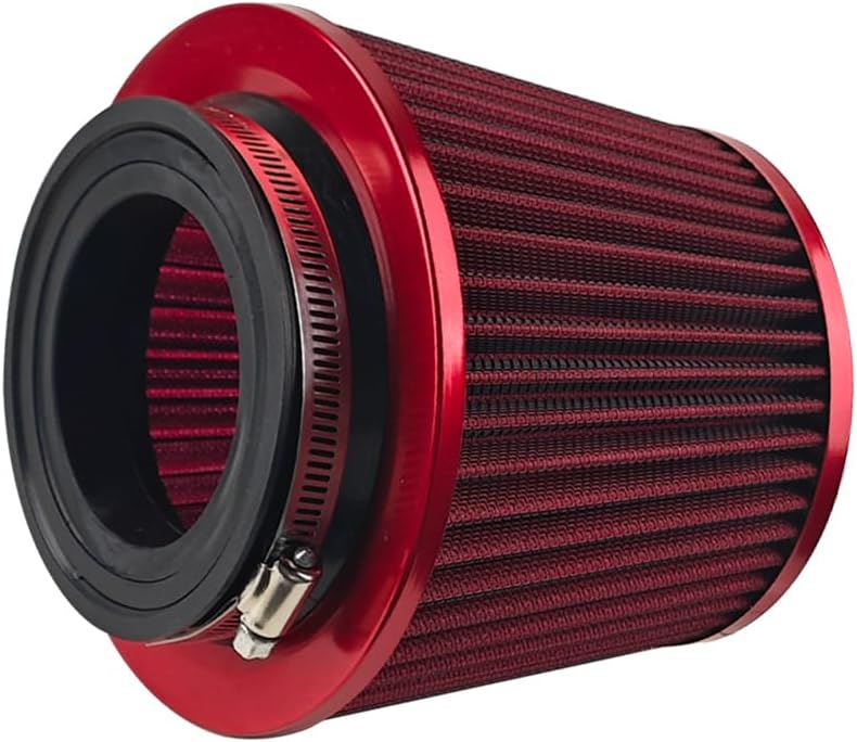 Clamp-On Air Intake Filter (Red)